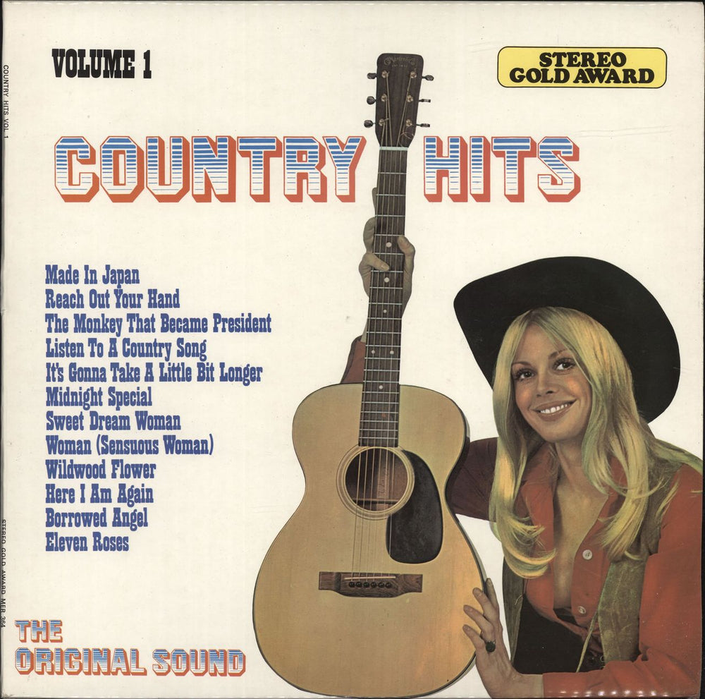 Various-Country Country Hits Volume 1 UK vinyl LP album (LP record) MER364