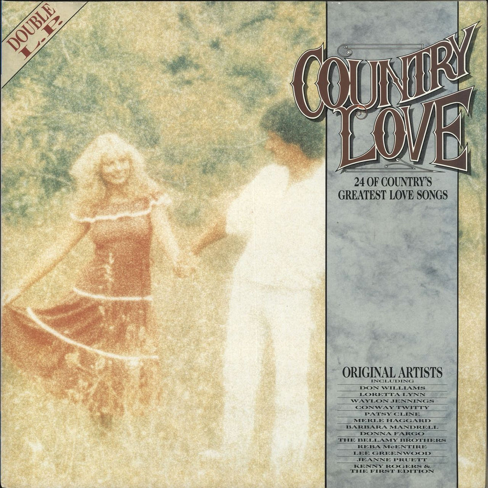 Various-Country Country Love UK 2-LP vinyl record set (Double LP Album) MCMD7005