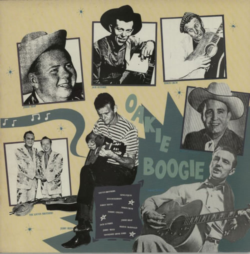 Various-Country Oakie Boogie UK vinyl LP album (LP record) CR30256