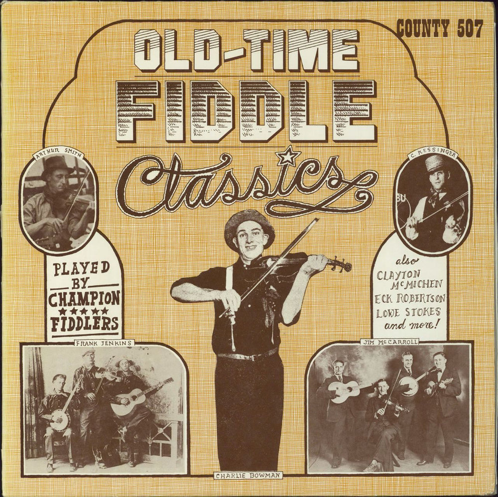 Various-Country Old-Time Fiddle Classics - 2nd US vinyl LP album (LP record) 507