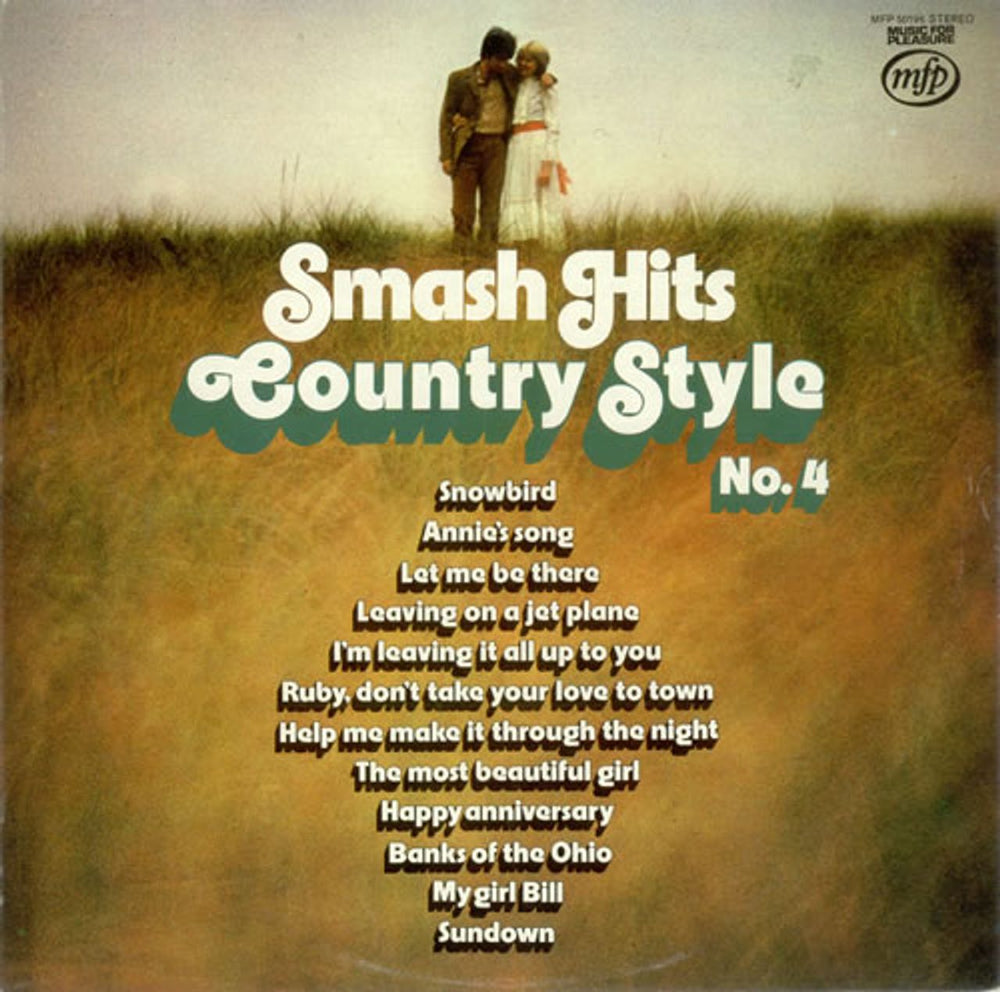 Various-Country Smash Hits Country Style No. 4 UK vinyl LP album (LP record) MFP50196