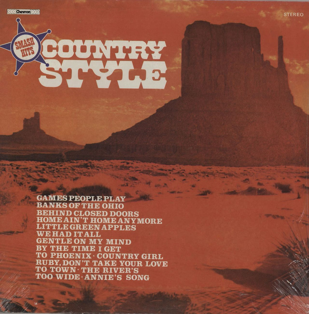 Various-Country Smash Hits Country Style UK vinyl LP album (LP record) CHVL003