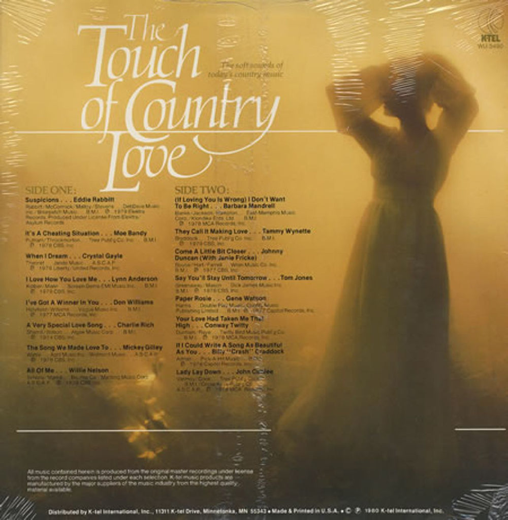 Various-Country The Touch Of Country Love - Sealed US vinyl LP album (LP record) CVALPTH306233