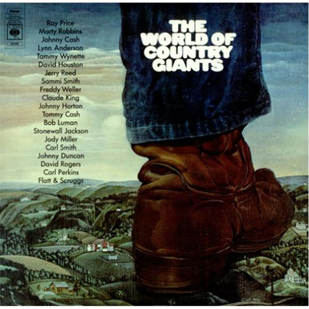 Various-Country The World Of Country Giants UK 2-LP vinyl record set (Double LP Album) 66286