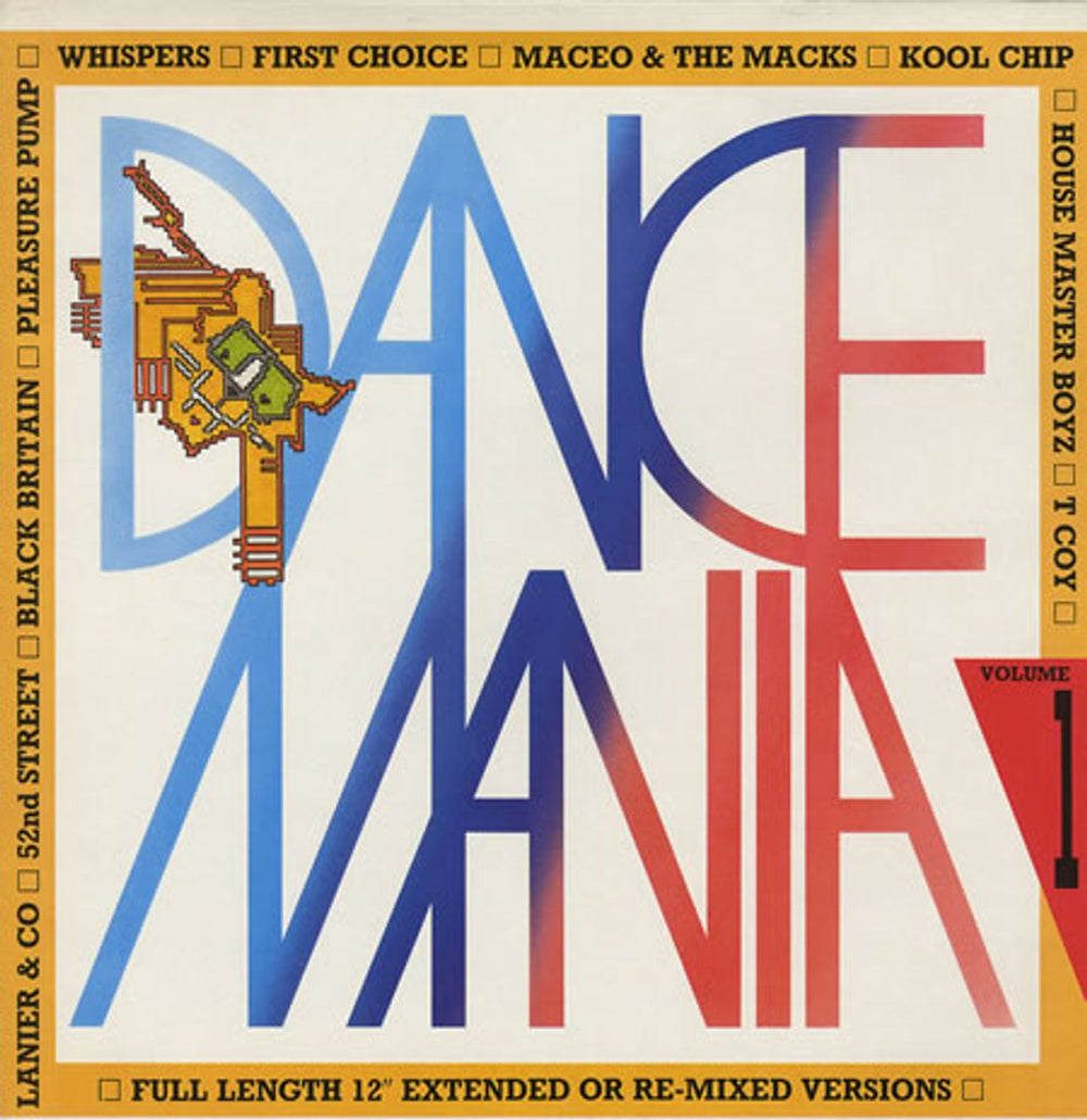 Various-Dance Dance Mania Volume 1 UK vinyl LP album (LP record) DAMA1