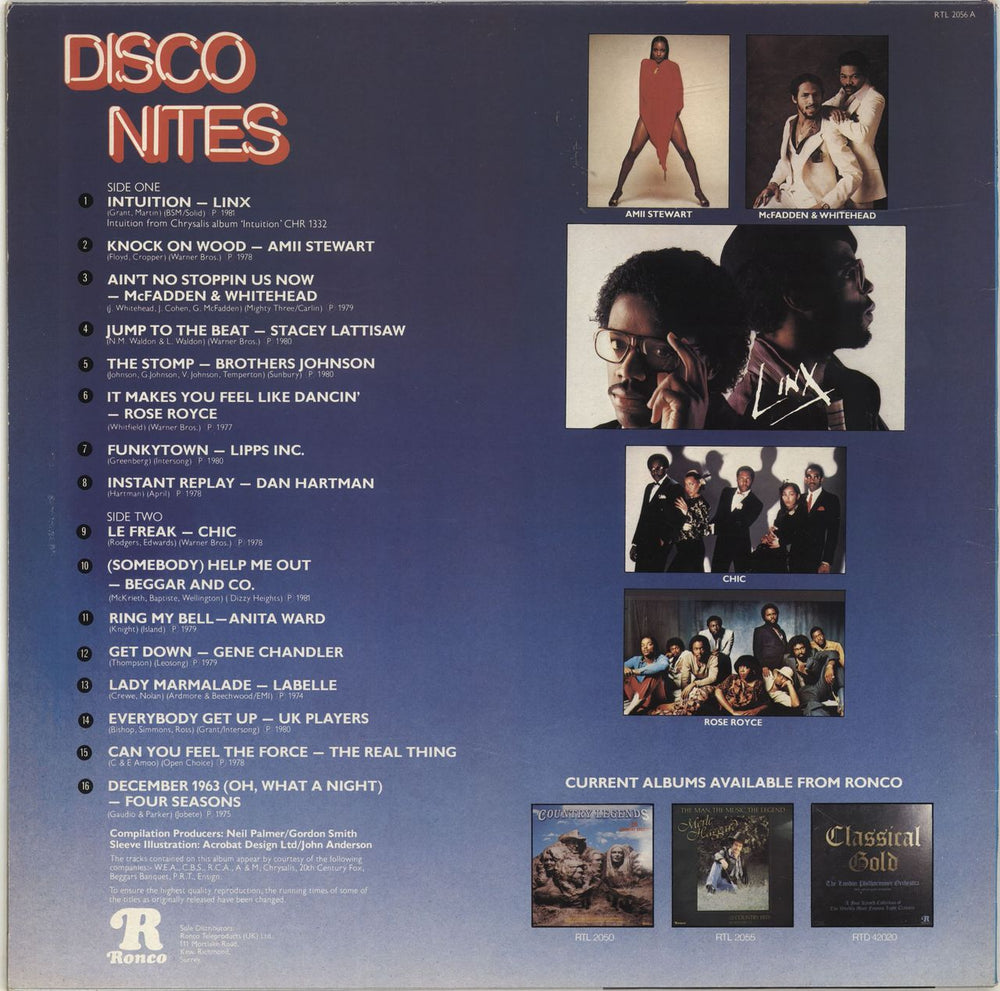 Various-Dance Disco Nites UK vinyl LP album (LP record)