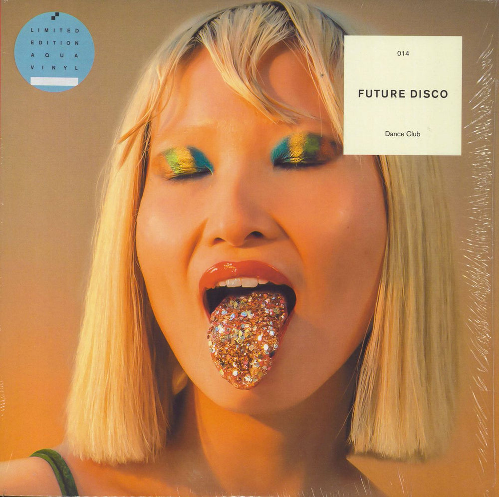 Various-Dance Future Disco 014: Dance Club - Aqua Blue Vinyl + Shrink UK 2-LP vinyl record set (Double LP Album) FDSLP014IBLUE