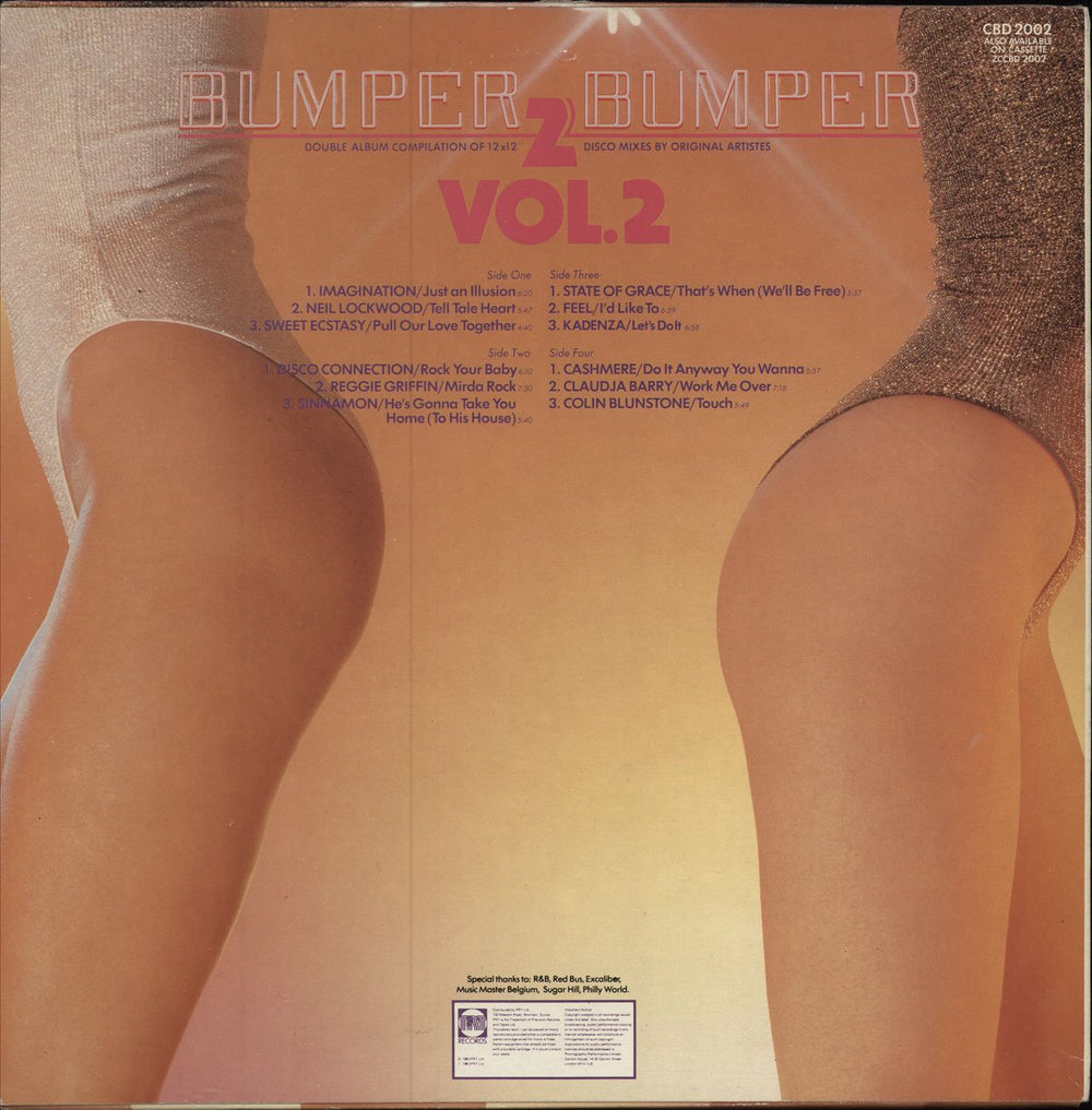 Various-Disco Bumper 2 Bumper Vol. 2 UK 2-LP vinyl record set (Double LP Album)