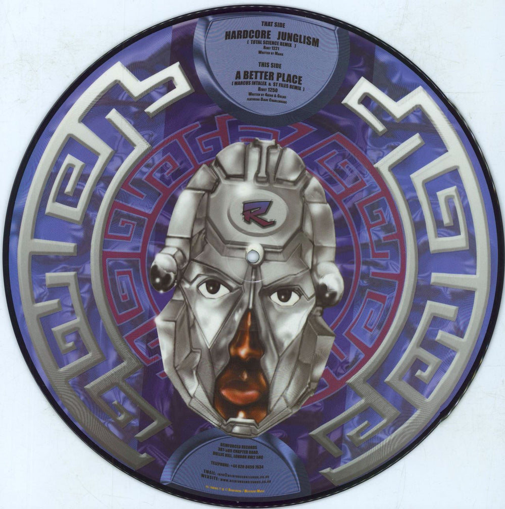 Various-Drum & Bass Jungle Enforcers 13 & 14 UK 12" vinyl picture disc (12 inch picture record) V-C2PEN798968
