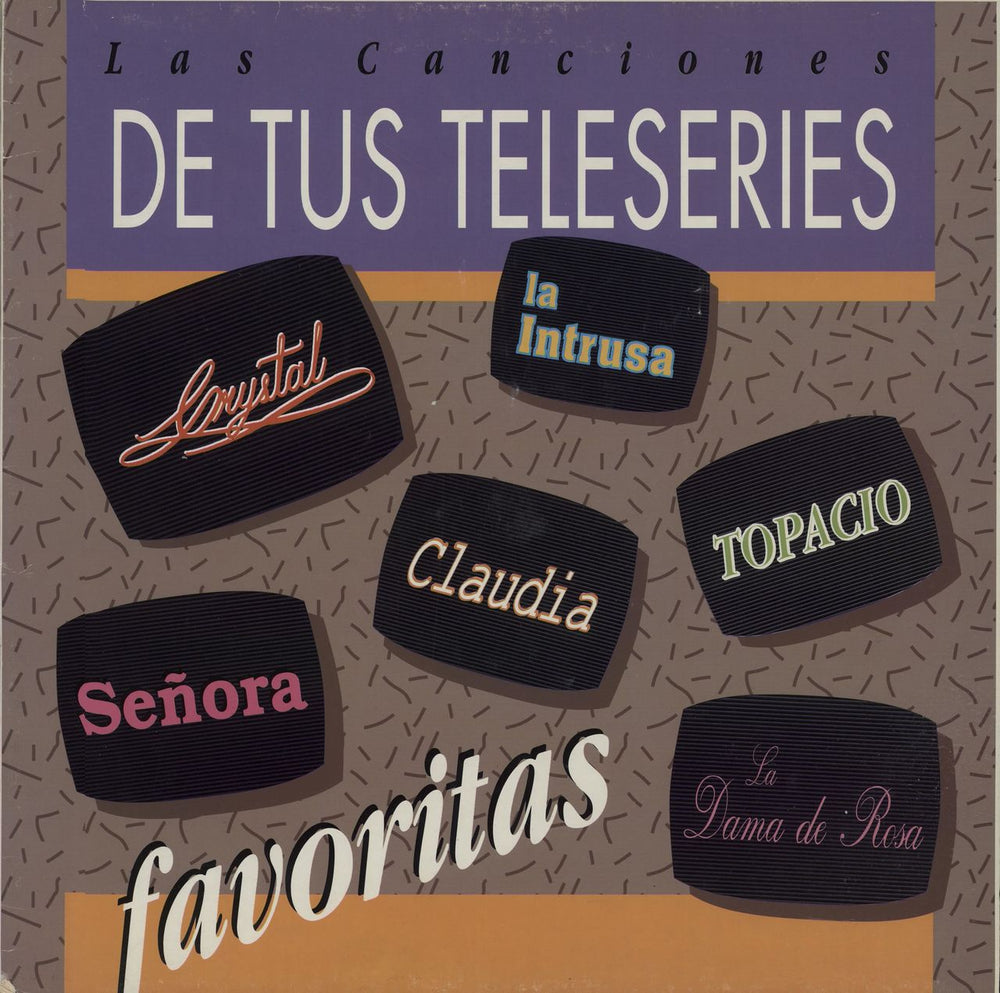 Various-Film, Radio, Theatre & TV Las Canciones de Tus Teleseries Spanish vinyl LP album (LP record) 0567948781