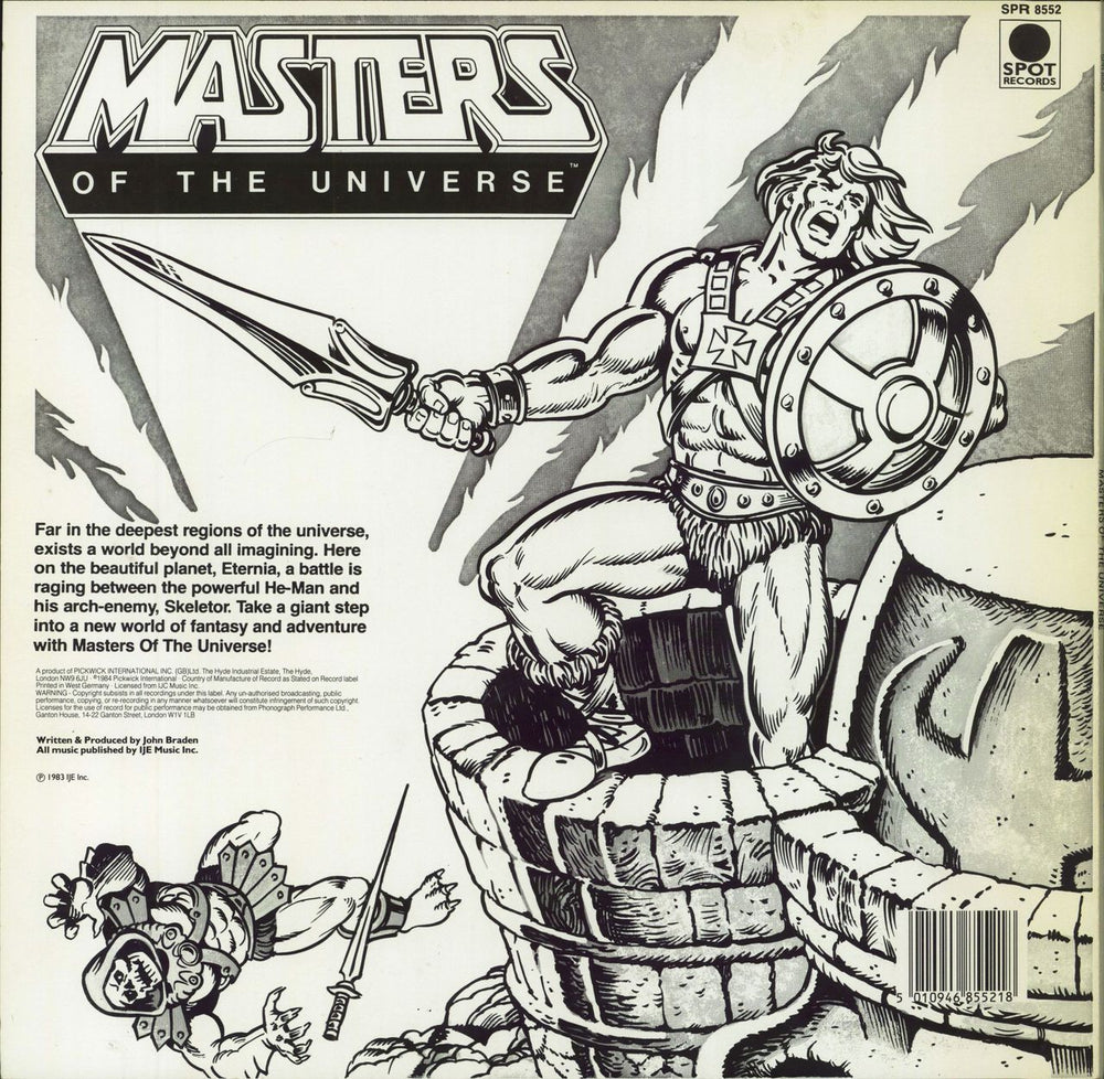 Various-Film, Radio, Theatre & TV Masters Of The Universe UK vinyl LP album (LP record)