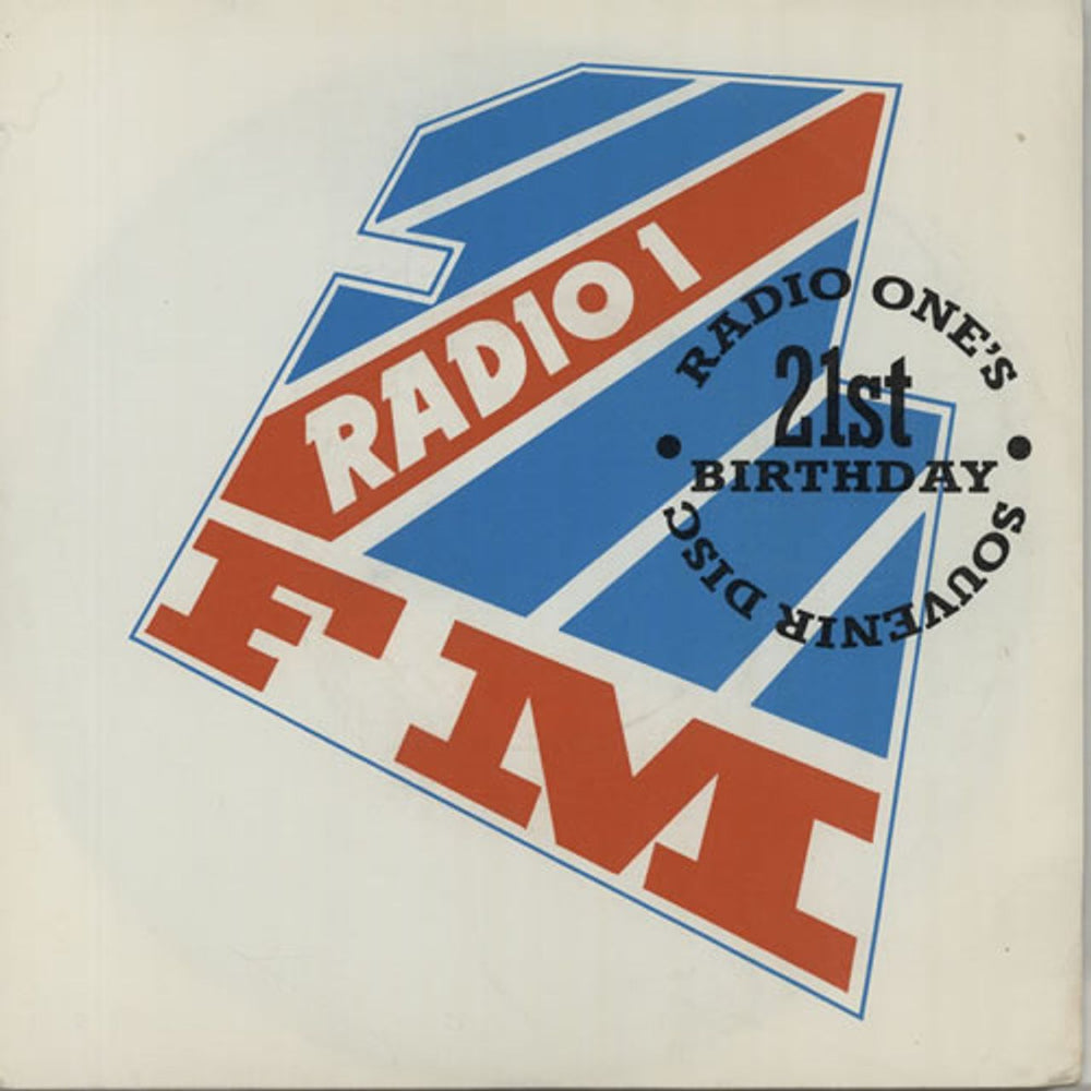 Various-Film, Radio, Theatre & TV Radio One's 21st Birthday Souvenir Disc UK Promo 7" vinyl single (7 inch record / 45) BBCR1