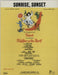 Various-Film, Radio, Theatre & TV Sunrise, Sunset UK sheet music SHEET MUSIC