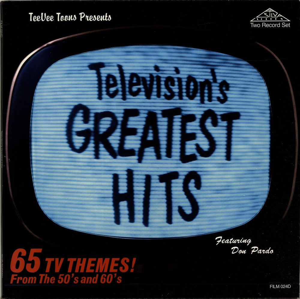 Various-Film, Radio, Theatre & TV Television's Greatest Hits UK 2-LP vinyl record set (Double LP Album) FILM024D