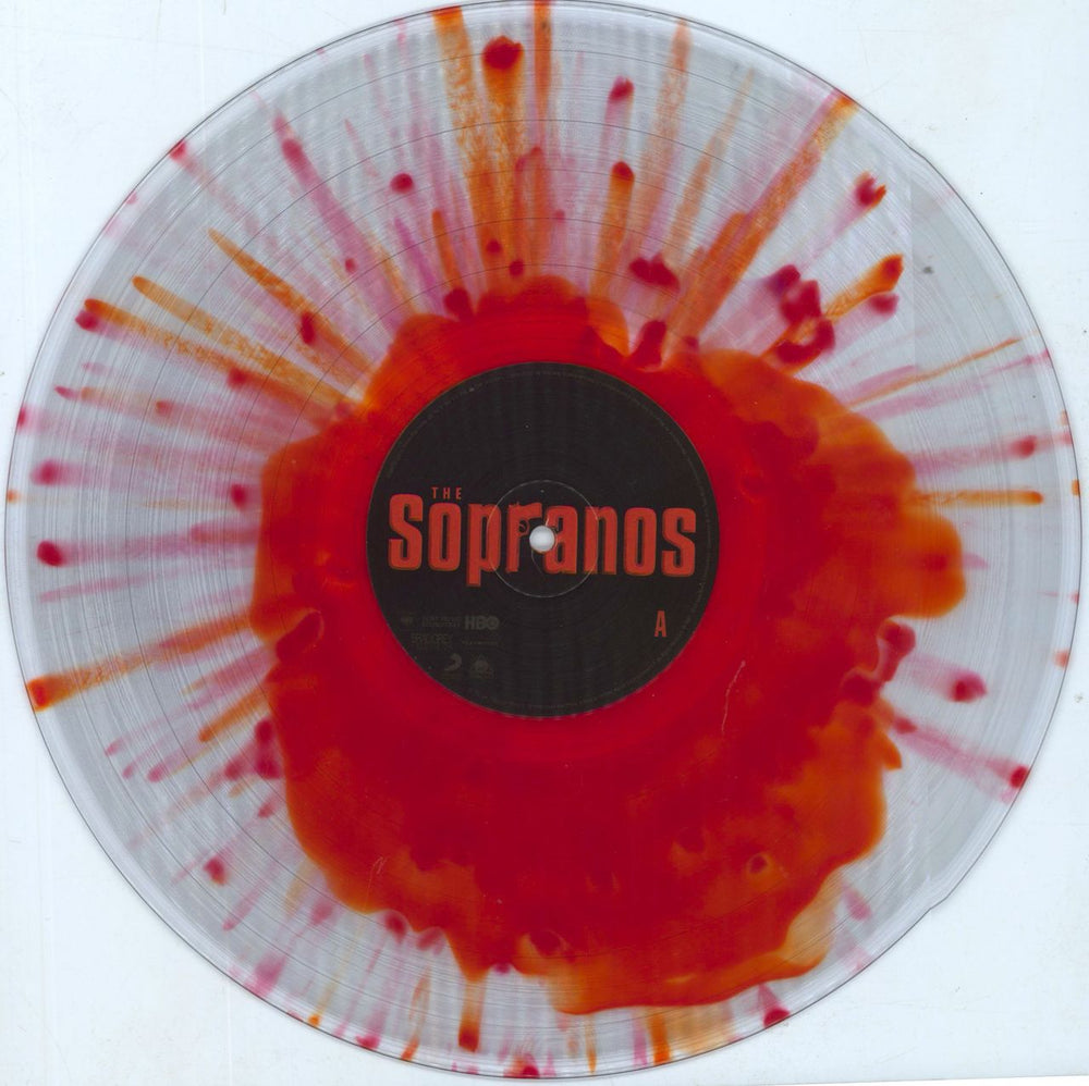 Various-Film, Radio, Theatre & TV The Sopranos - Peppers & Eggs - Clear w/ Red "Blood Shot" Splatter US 2-LP vinyl record set (Double LP Album) FVA2LTH808792