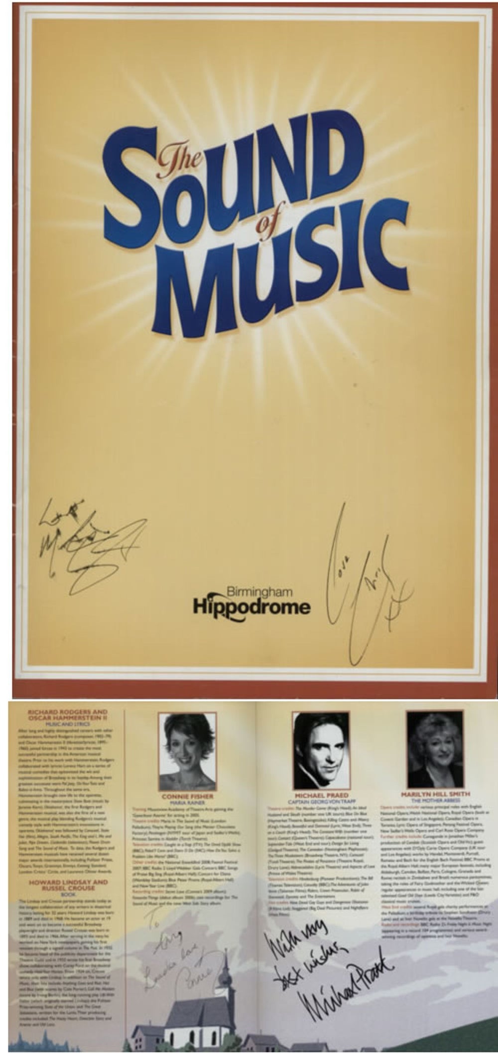 Various-Film, Radio, Theatre & TV The Sound Of Music - Autographed UK tour programme FVATRTH586112