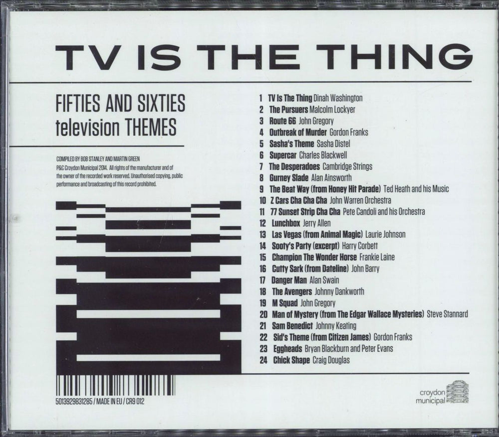 Various-Film, Radio, Theatre & TV TV Is The Thing (Fifties And Sixties Television Themes) UK CD album (CDLP)