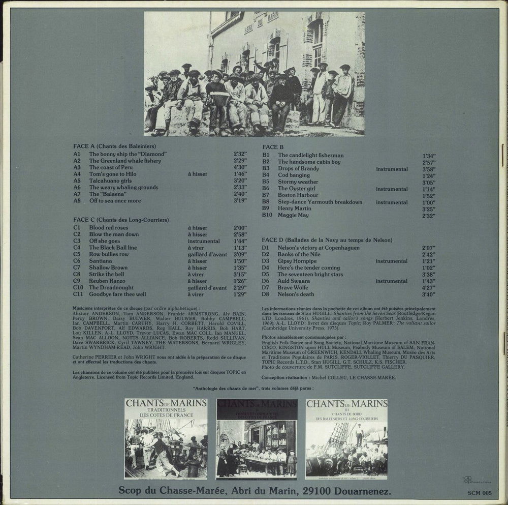 Various-Folk Chants De Marins 4: Ballades, Complaintes Et Shanties Des Matelots Anglais French 2-LP vinyl record set (Double LP Album)