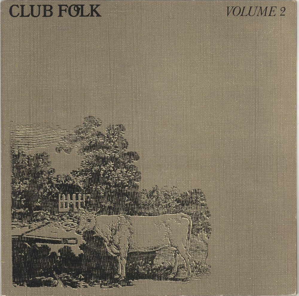 Various-Folk Club Folk Volume 2 UK vinyl LP album (LP record) PS3