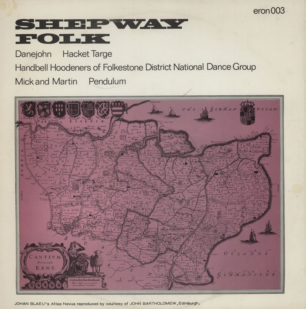 Various-Folk Shepway Folk UK vinyl LP album (LP record) ERON003