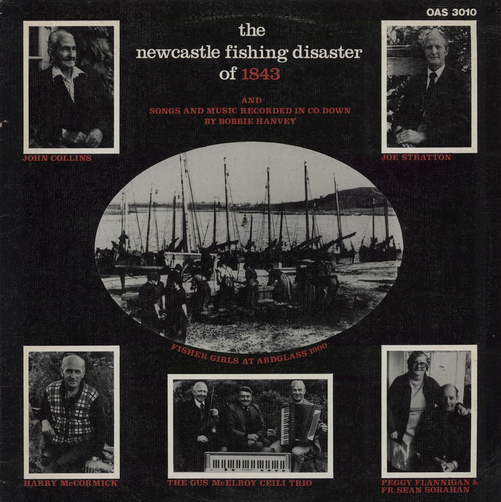 Various-Folk The Newcastle Fishing Disaster Of 1843 UK vinyl LP album (LP record) OAS3010