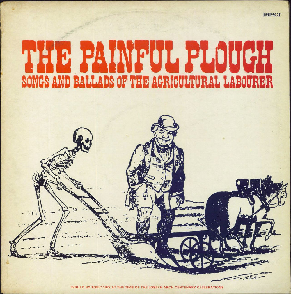 Various-Folk The Painful Plough - Songs And Ballads Of The Agricultural Labourer UK vinyl LP album (LP record) IMP-A103