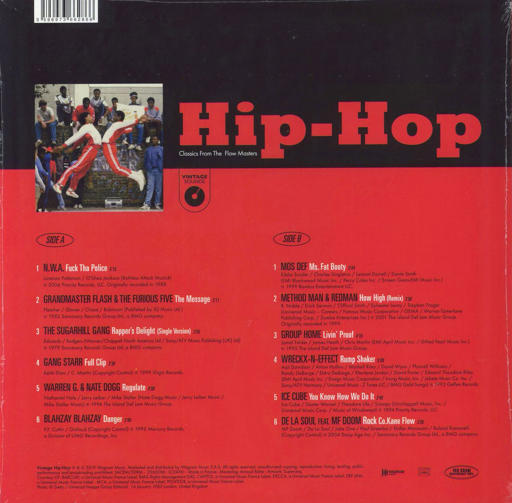 Various-Hip Hop & Rap Hip-Hop: Classics From The Flow Masters - 180 Gram + Shrink UK vinyl LP album (LP record) 3596973662866