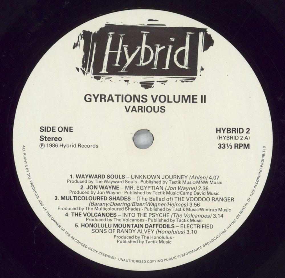 Various-Indie Gyrations Volume II UK vinyl LP album (LP record) I-VLPGY825785