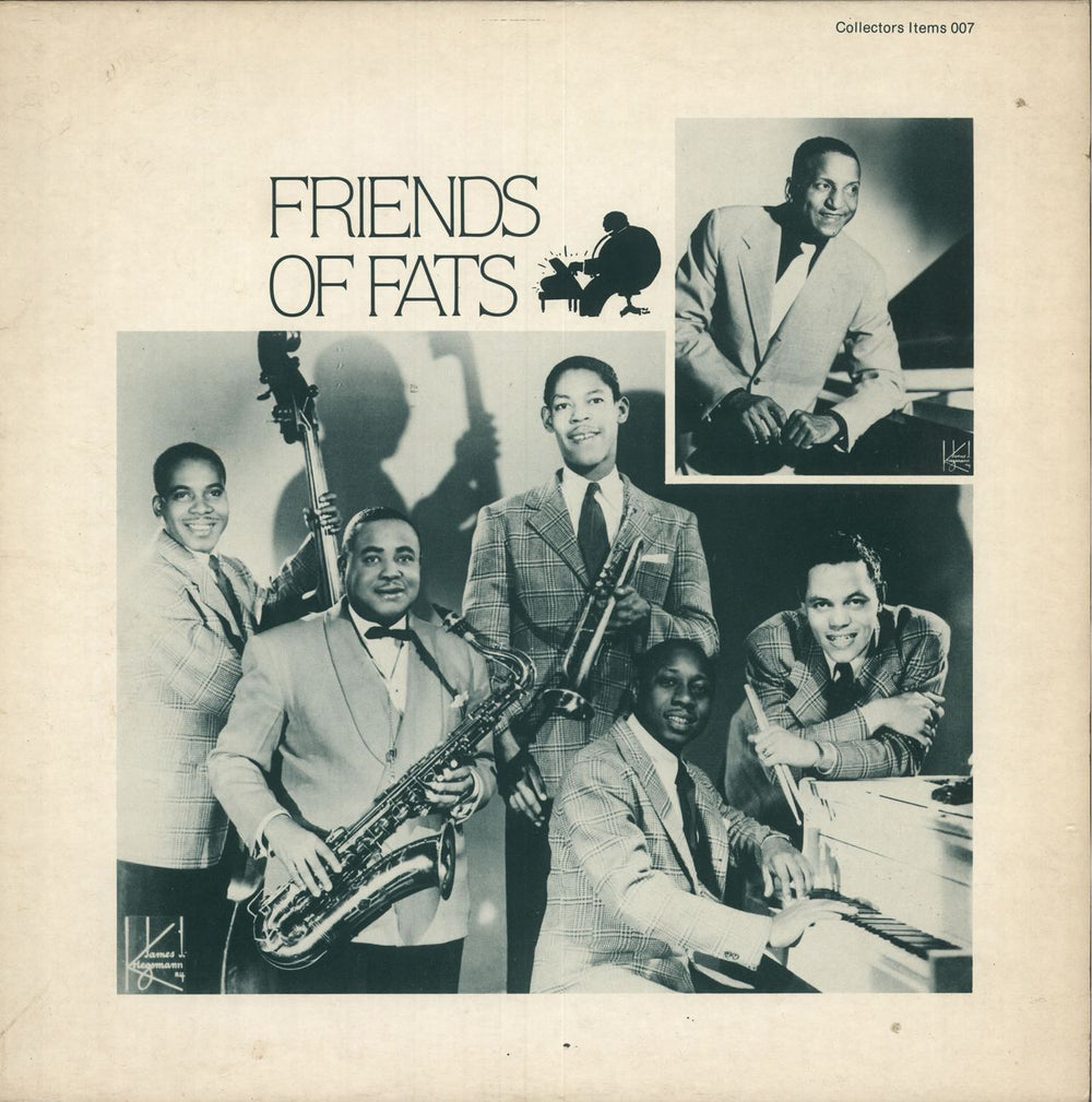 Various-Jazz Friends Of Fats UK vinyl LP album (LP record) 007