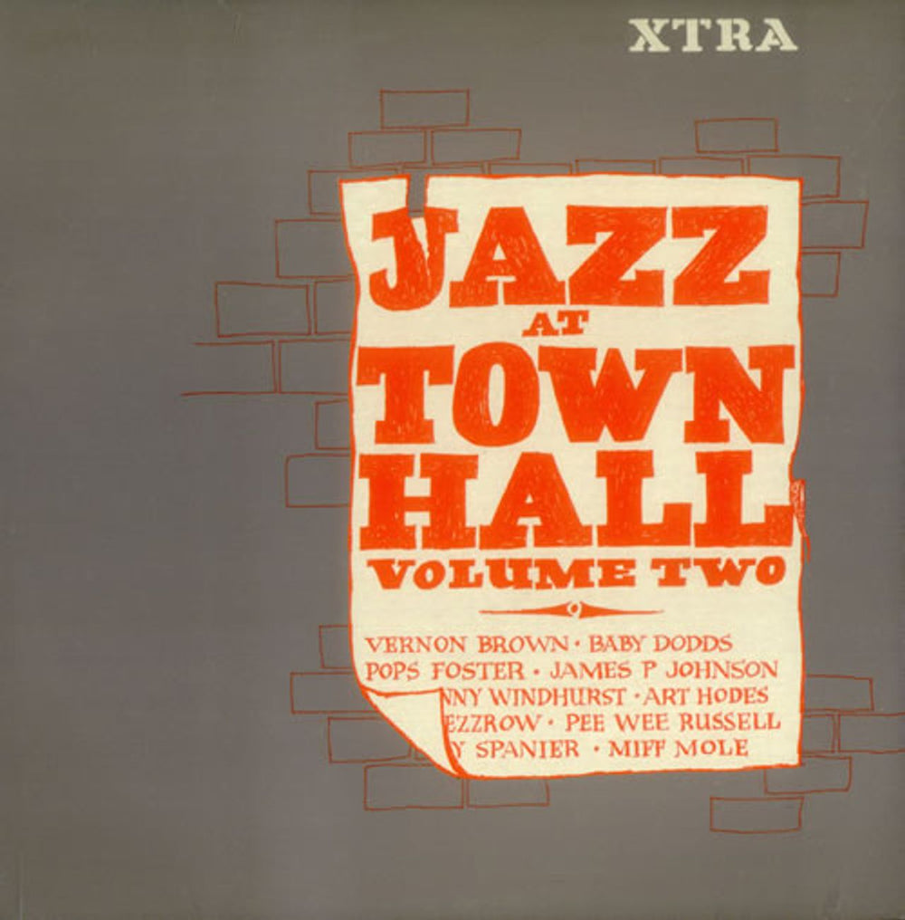 Various-Jazz Jazz At Town Hall Volume Two UK vinyl LP album (LP record) XTRA1043