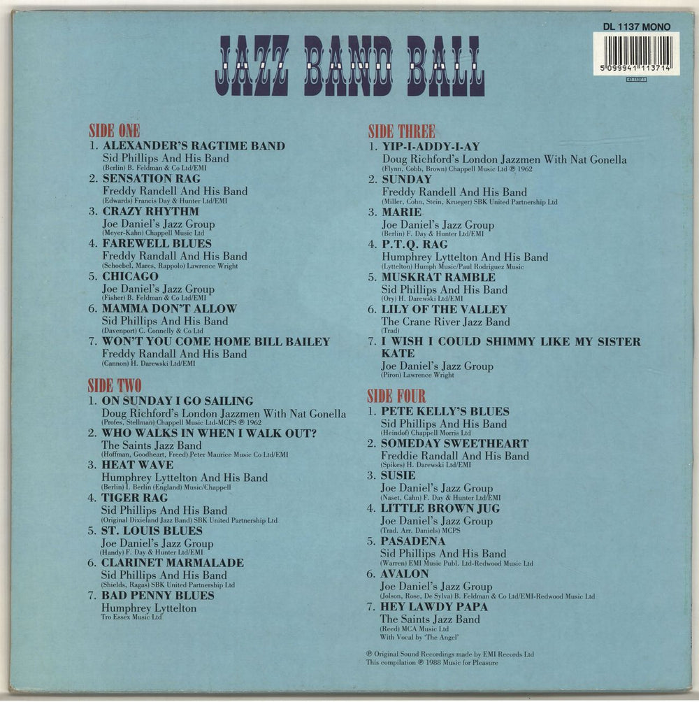 Various-Jazz Jazz Band Ball UK 2-LP vinyl record set (Double LP Album) 5099941113714