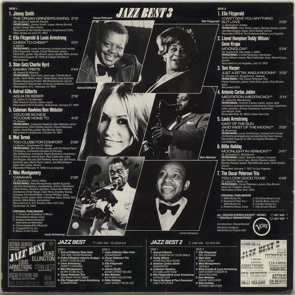 Various-Jazz Jazz Best 3 Dutch vinyl LP album (LP record)