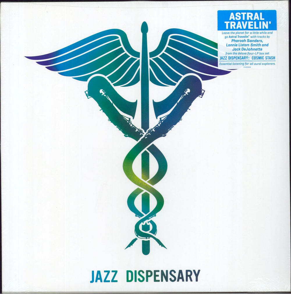 Various-Jazz Jazz Dispensary: Astral Travelin' - Blue Vinyl US vinyl LP album (LP record) FAN00060