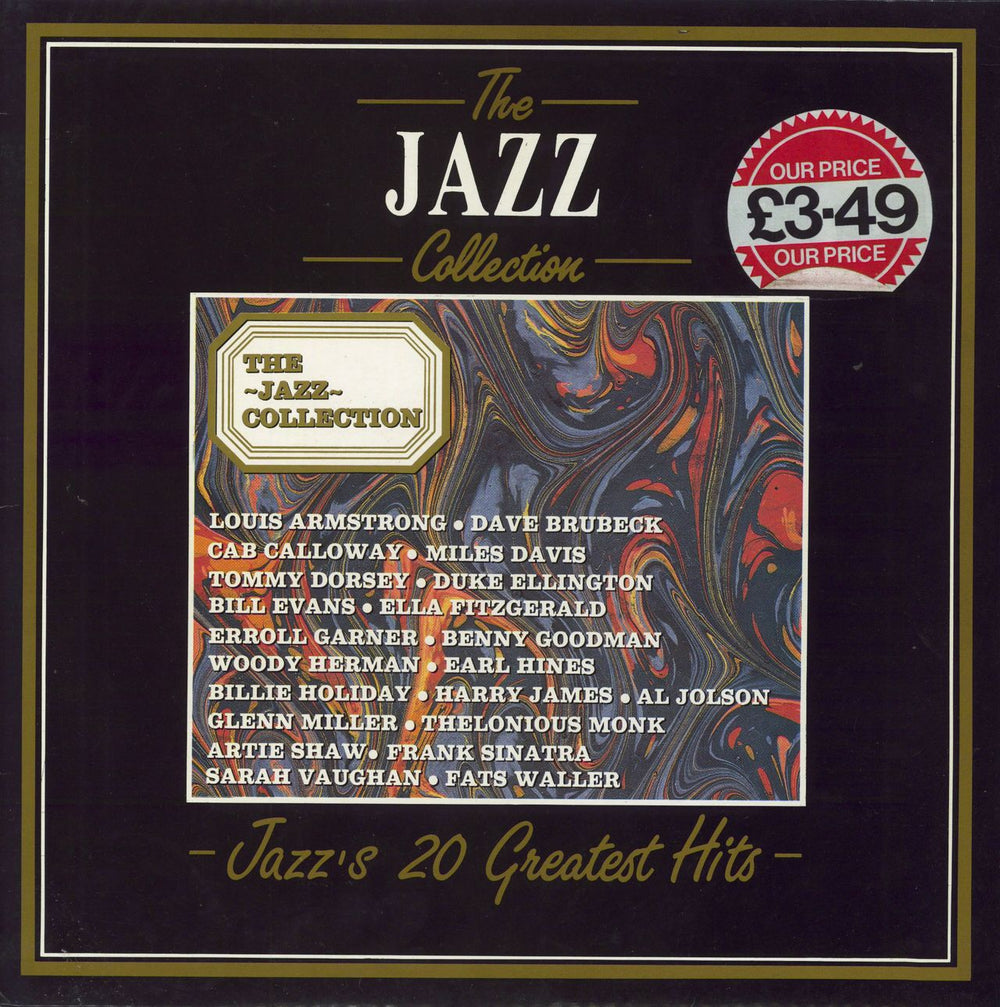 Various-Jazz Jazz's 20 Greatest Hits Italian vinyl LP album (LP record) DVLP2052