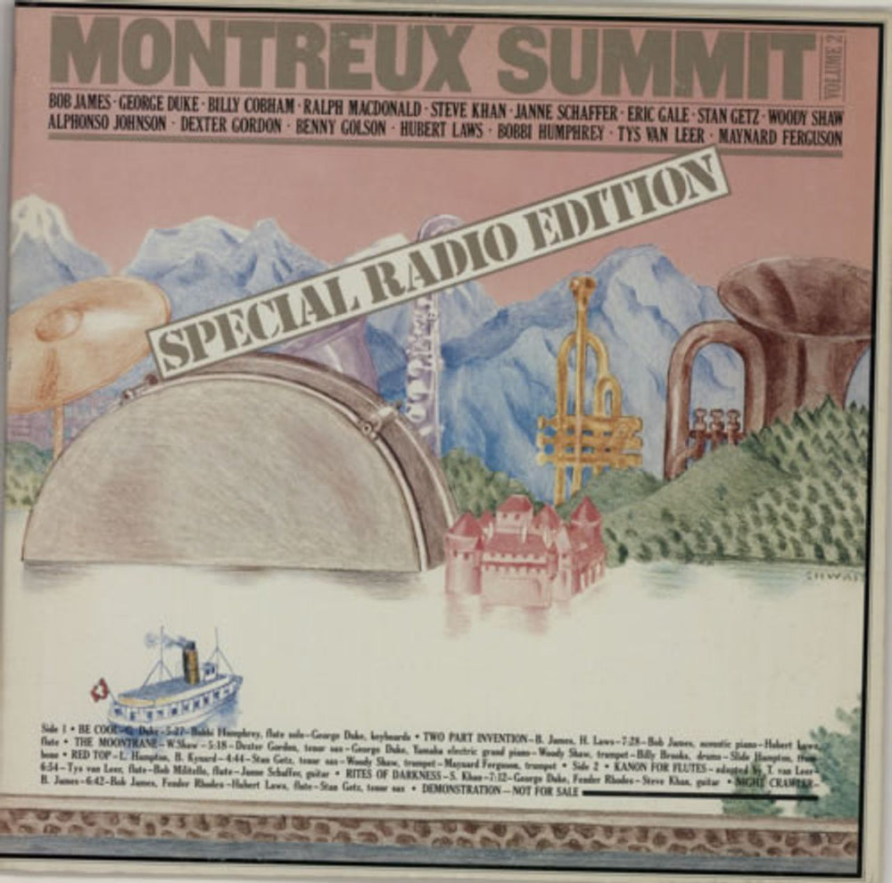 Various-Jazz Montreux Summit Vol. 2 - Special Radio Edition US Promo vinyl LP album (LP record) AS440