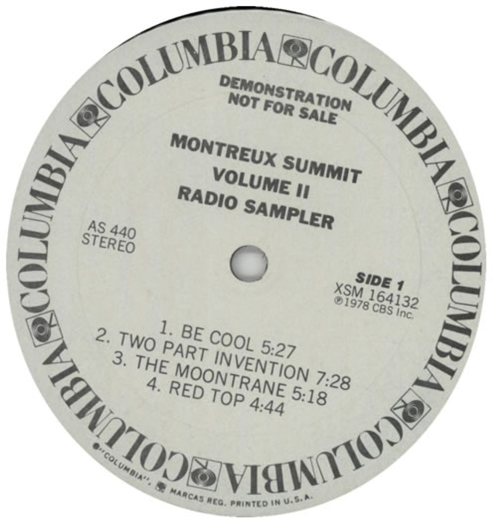 Various-Jazz Montreux Summit Vol. 2 - Special Radio Edition US Promo vinyl LP album (LP record) V-JLPMO588015