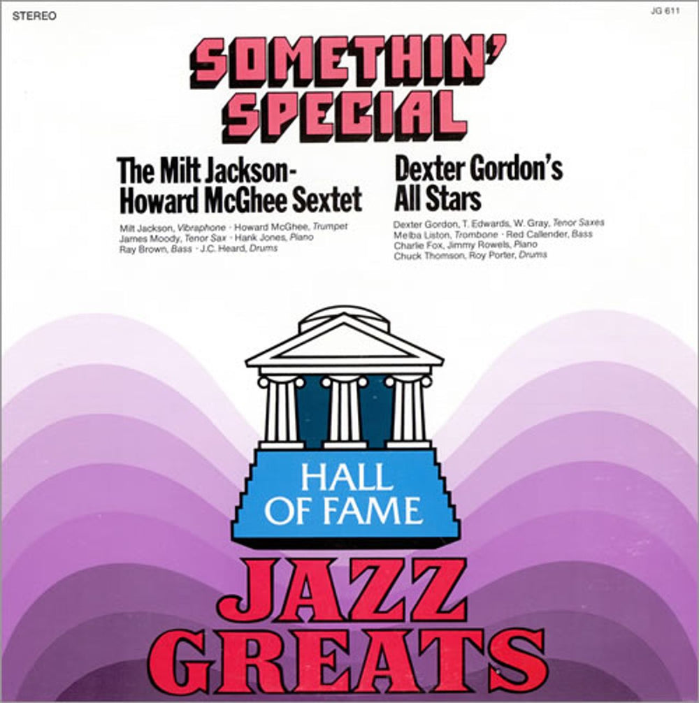 Various-Jazz Somethin' Special US vinyl LP album (LP record) JG611