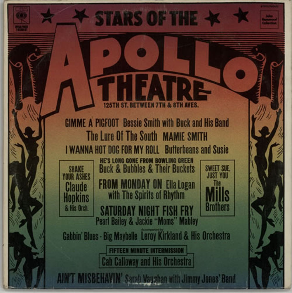 Various-Jazz Stars Of The Apollo UK 2-LP vinyl record set (Double LP Album) CBS67203