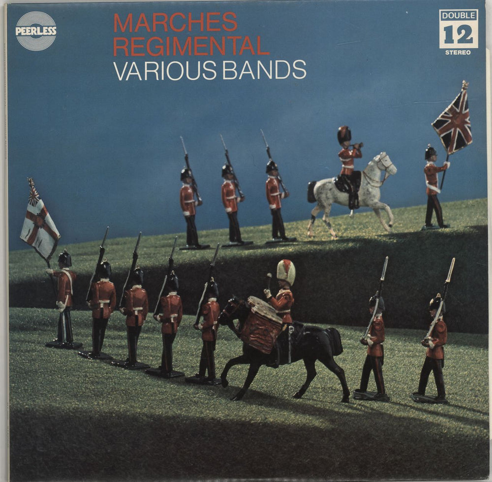 Various-Military Bands Marches Regimental UK 2-LP vinyl record set (Double LP Album) DT008