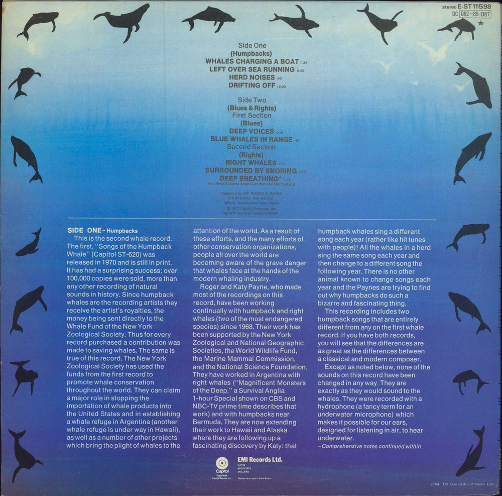 Various-Nature, Birds, Whales & Wildlife Deep Voices UK vinyl LP album (LP record)