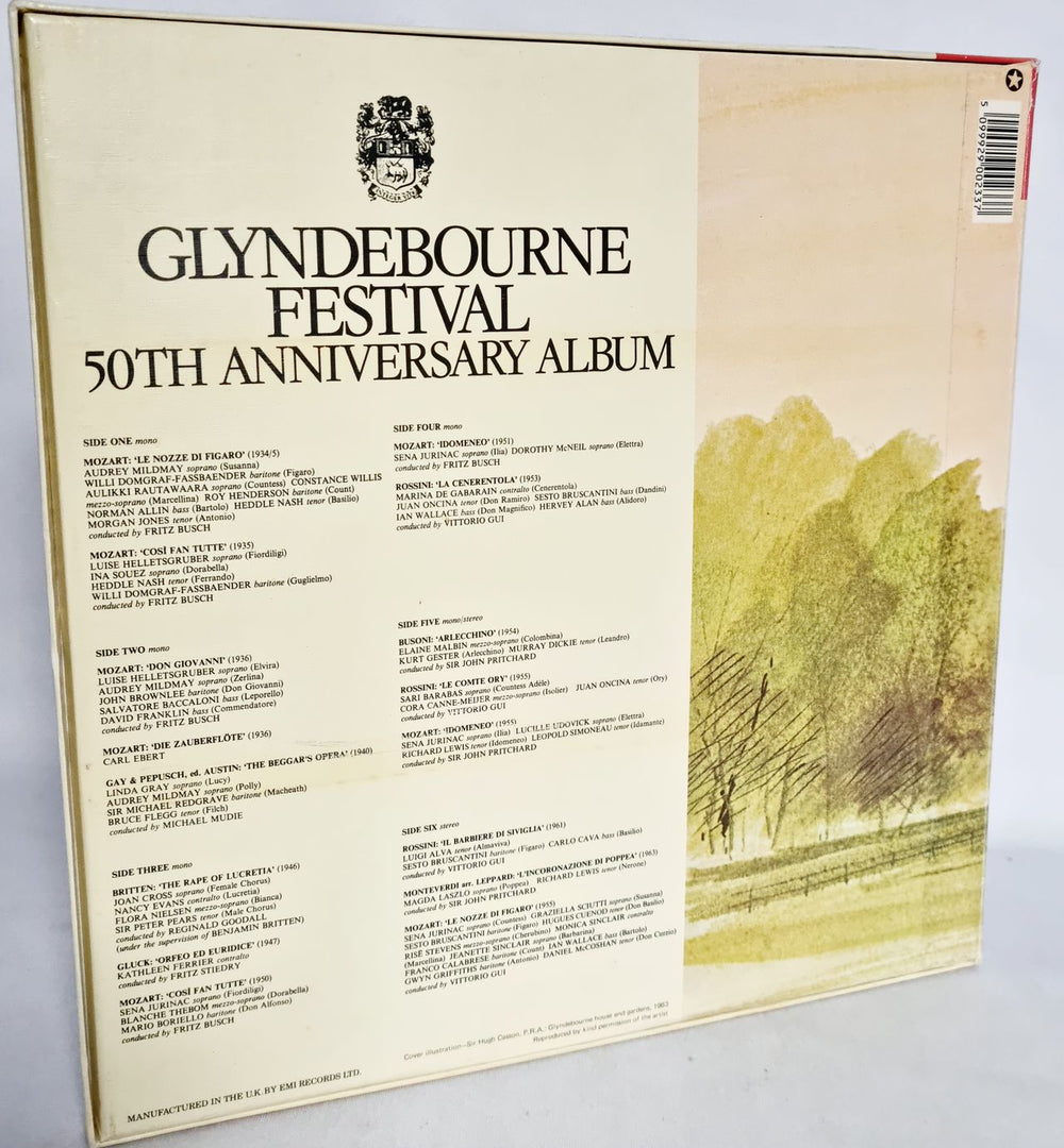 Various-Opera Glyndebourne Festival 50th Anniversary Album UK Vinyl Box Set VC8VXGL654872