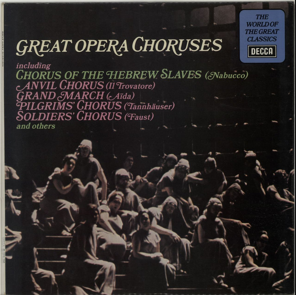 Various-Opera Great Opera Choruses UK vinyl LP album (LP record) SPA296