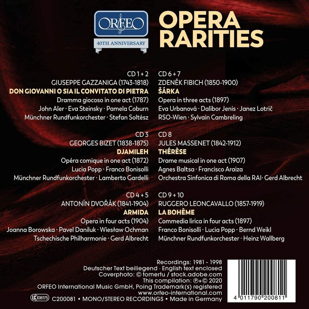 Various-Opera Opera Rarities - Sealed Box German CD Album Box Set VC8DXOP797158