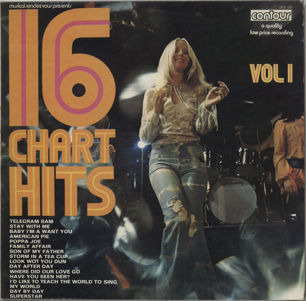 Various-Pop 16 Chart Hits Vol. 1 UK vinyl LP album (LP record) 2870159