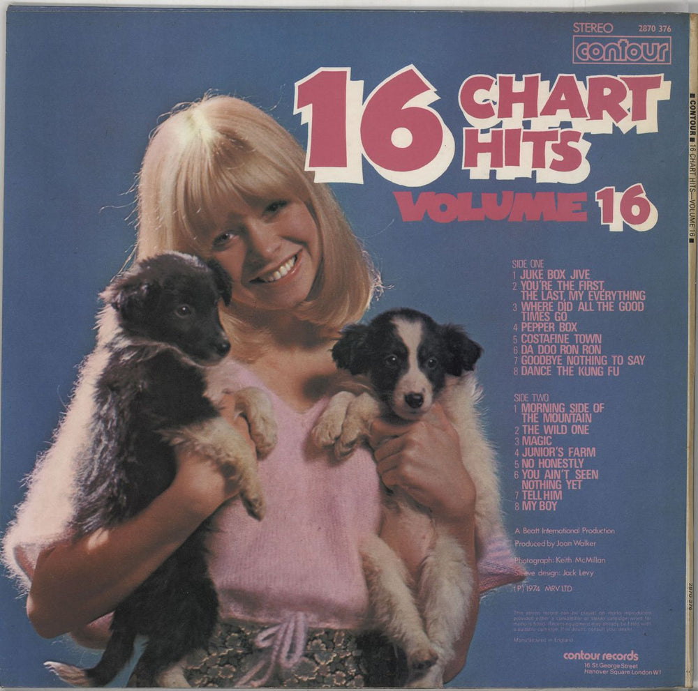 Various-Pop 16 Chart Hits Volume 16 UK vinyl LP album (LP record)