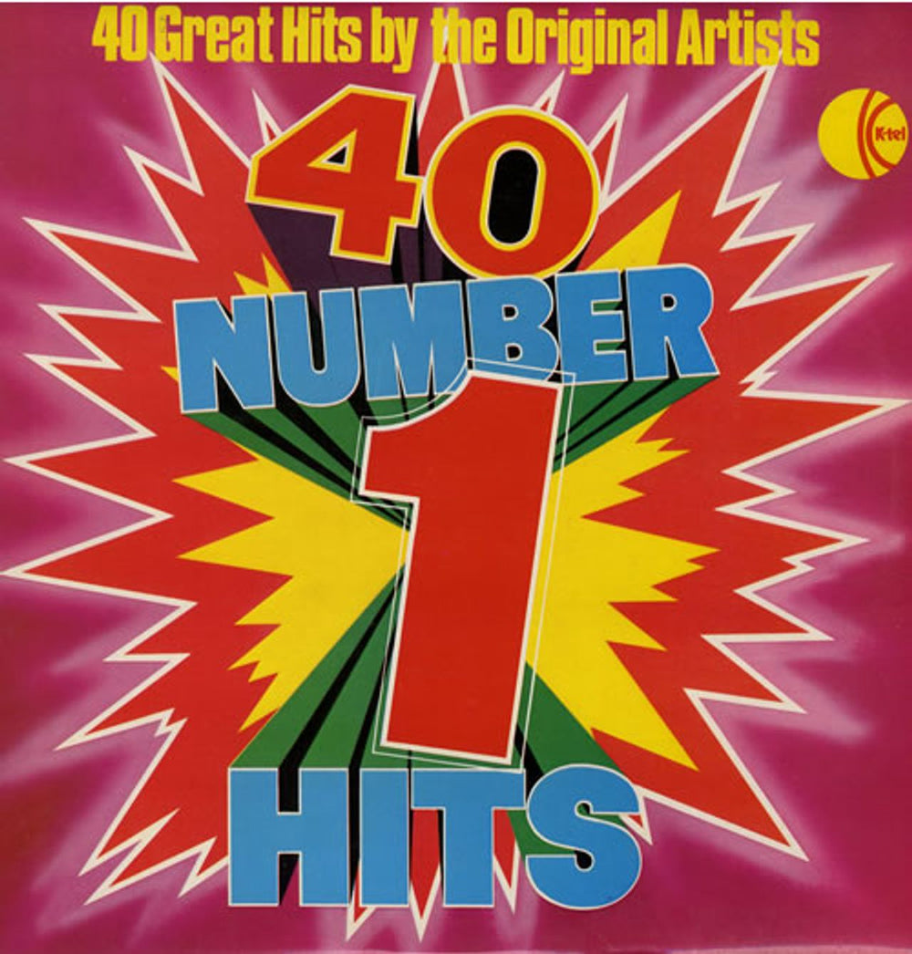 Various-Pop 40 Number 1 Hits UK 2-LP vinyl record set (Double LP Album) NE1008