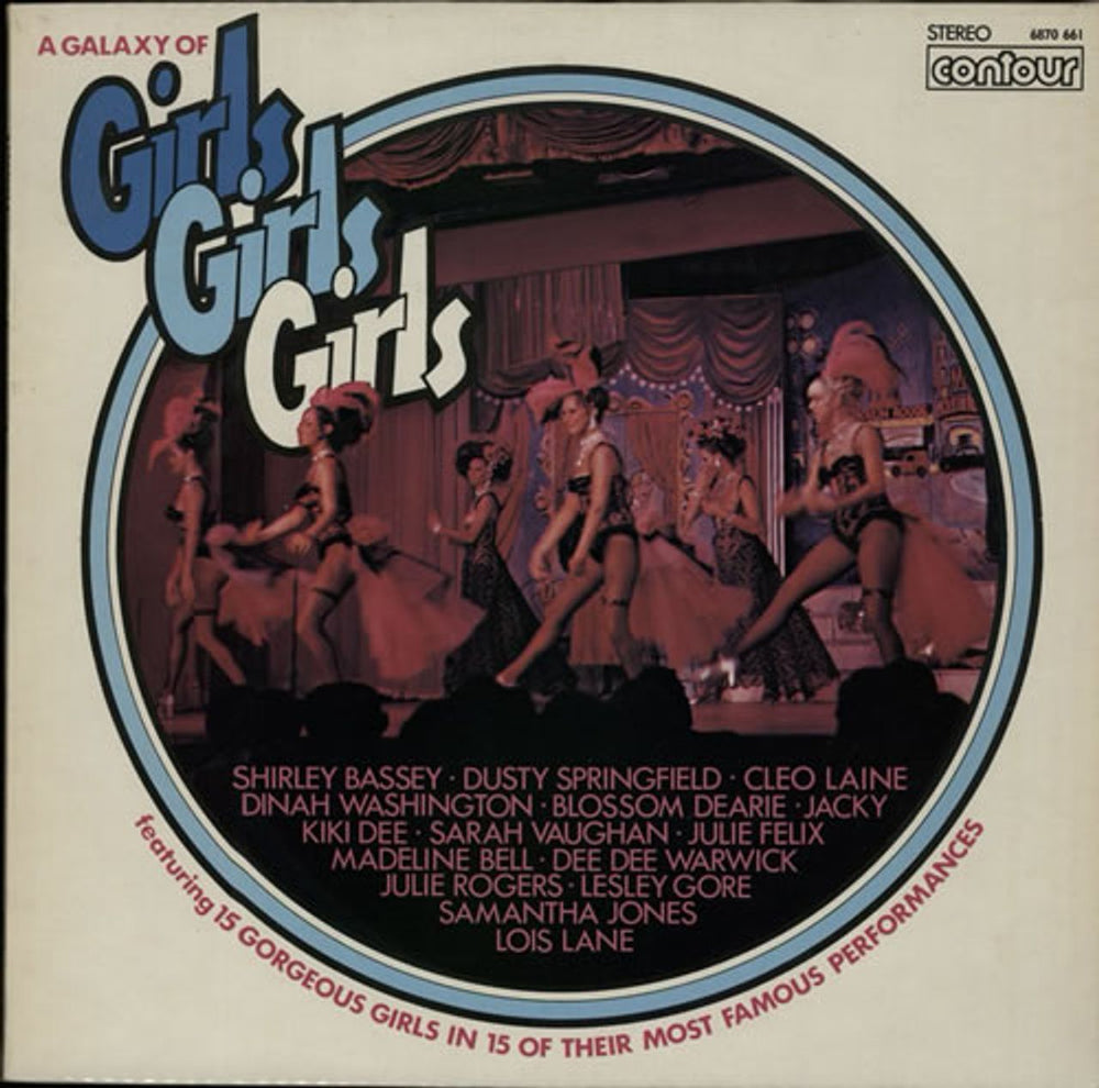 Various-Pop A Galaxy Of Girls Girls Girls UK vinyl LP album (LP record) 6870661