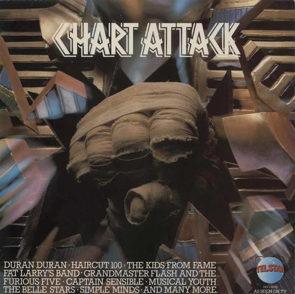 Various-Pop Chart Attack UK vinyl LP album (LP record) STAR2221