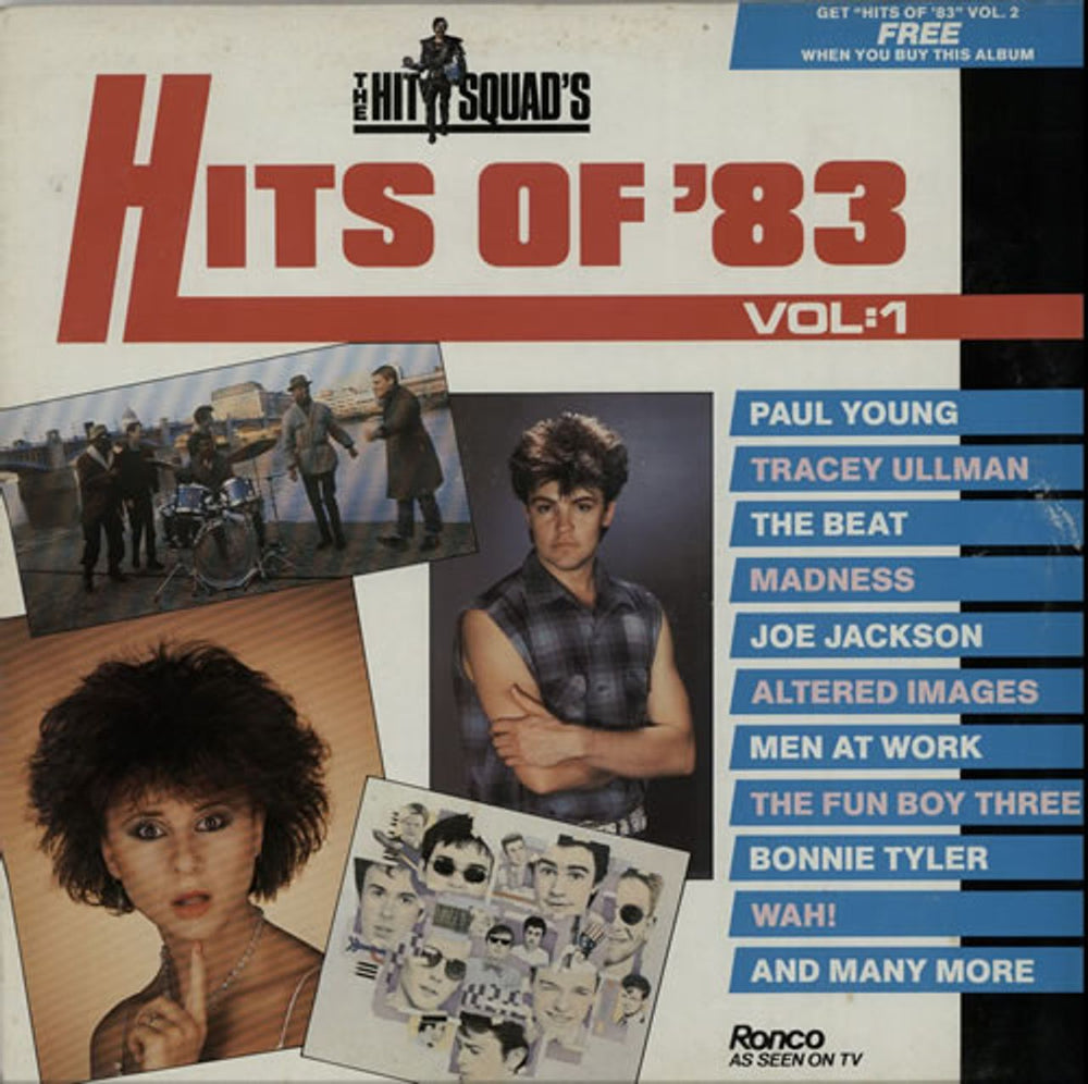 Various-Pop Hits Of '83 UK 2-LP vinyl record set (Double LP Album) 7VA2LHI576689