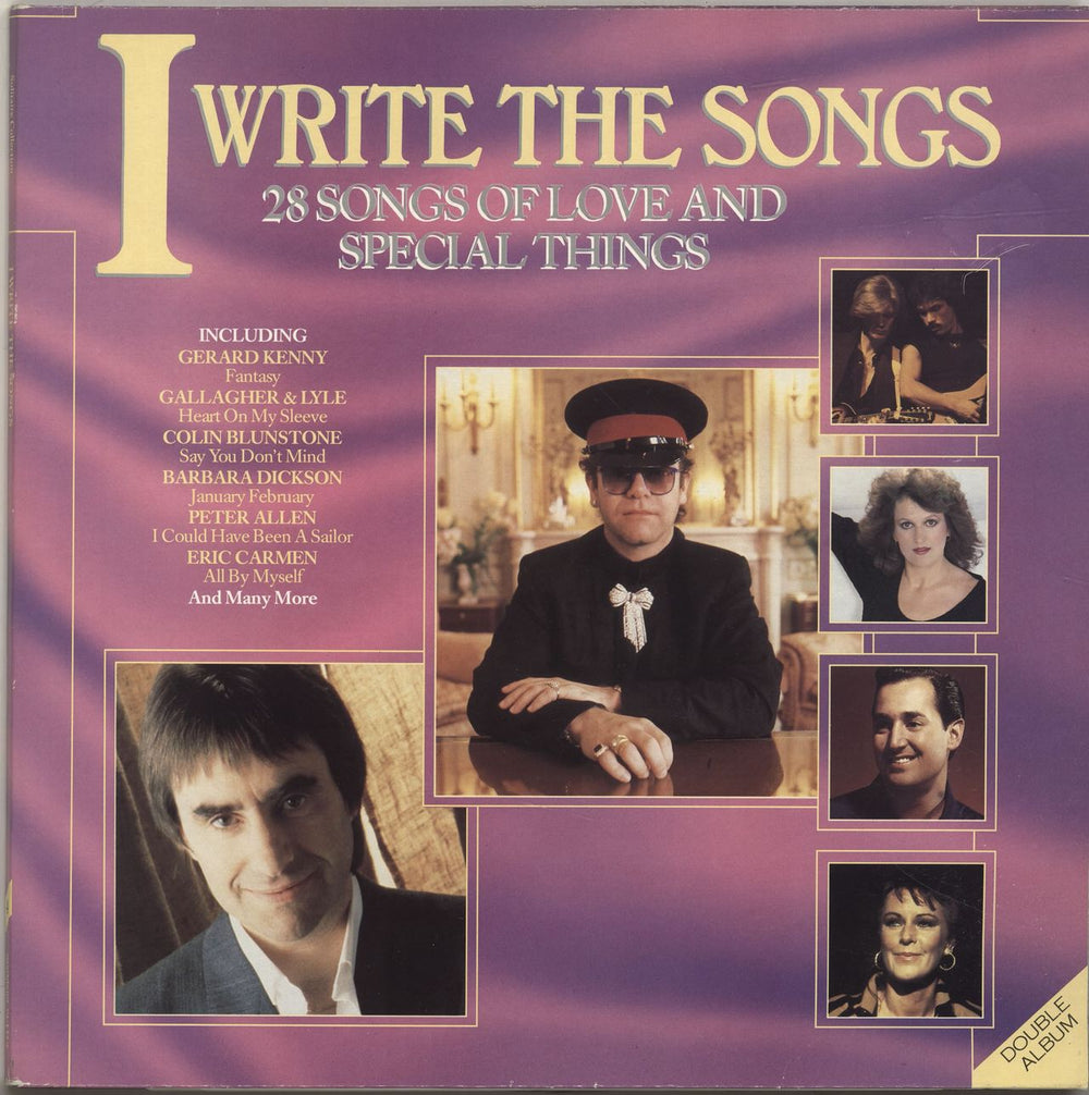 Various-Pop I Write The Songs UK 2-LP vinyl record set (Double LP Album) SLTD4